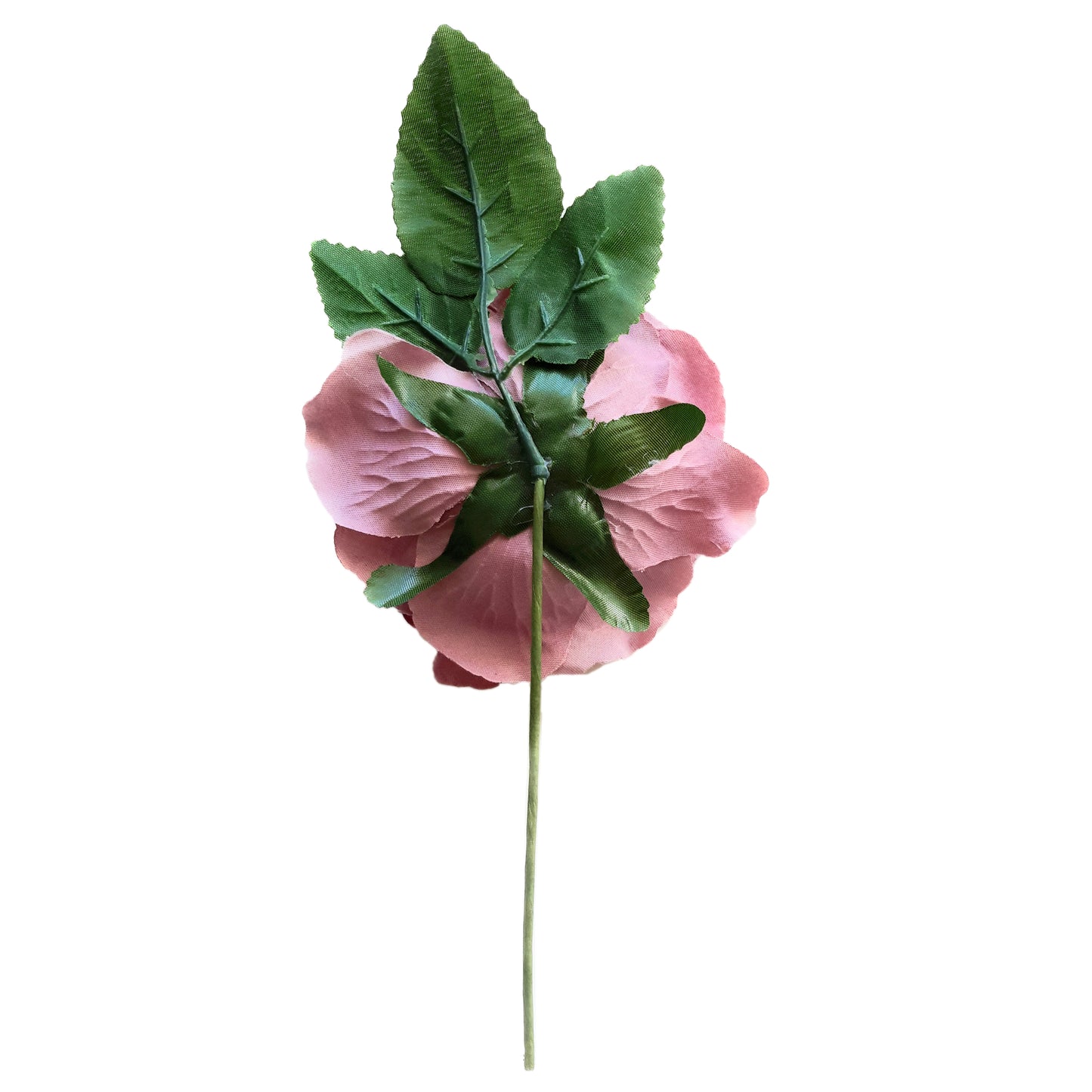 Flor Flamenca Pelo Mediana Ø13cm · Rosa Viejo Oscuro