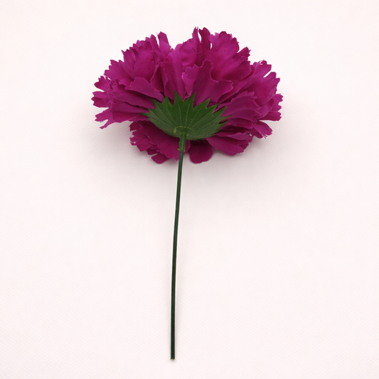 Clavel XL Flor Flamenca Grande Adorno Pelo Mujer · Violeta Ø13cm