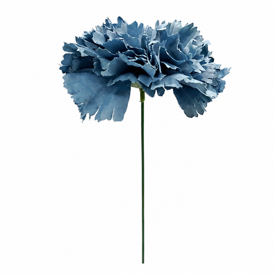Clavel XL Flor Flamenca Grande Adorno Pelo Mujer · Azul Humo Ø13cm
