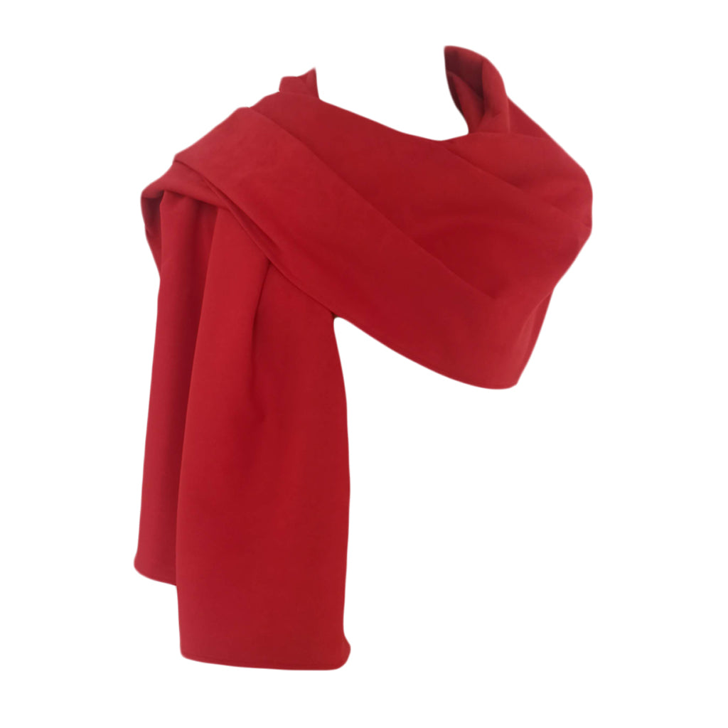 Estola Chal de Antelina (155x48cm) · Rojo Granate