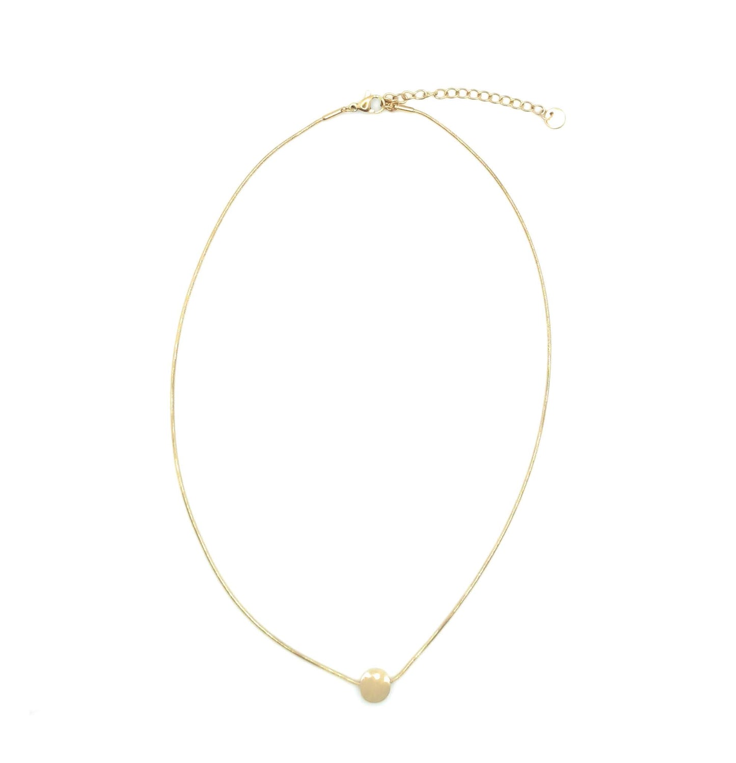 Collar Corto Dorado · Círculo