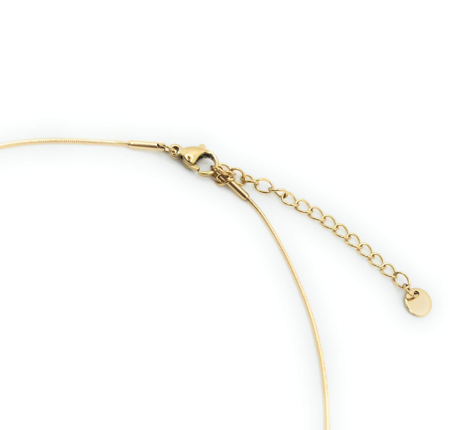 Collar Corto Dorado · Círculo