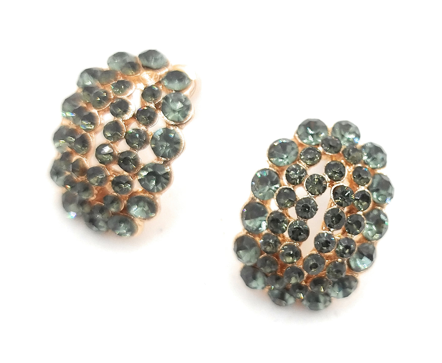 Pendientes Cristales de Brillo · Verde, Oro