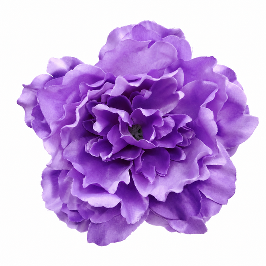 Flor Flamenca Peonía Grande para Pelo · Lavanda Ø17 cm