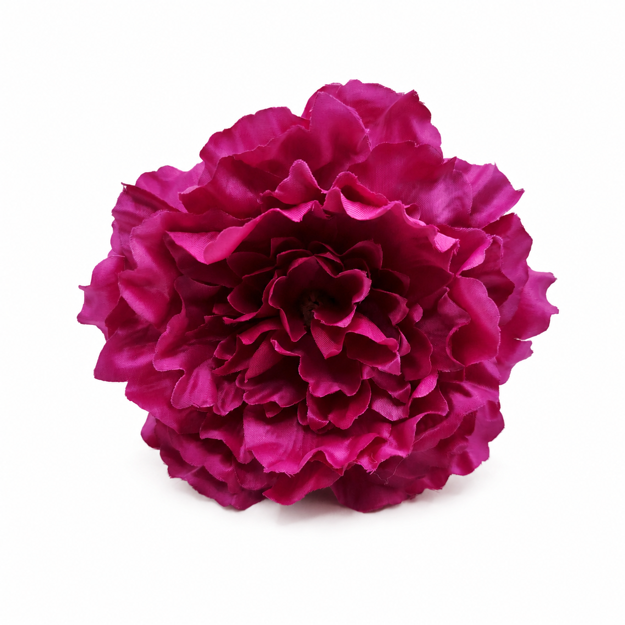 Flor Flamenca Peonía Grande para Pelo · Violeta Ø17 cm