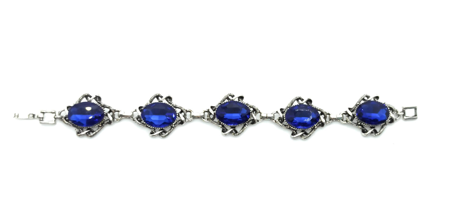 Pulsera Cristales · Azul (última unidad!)