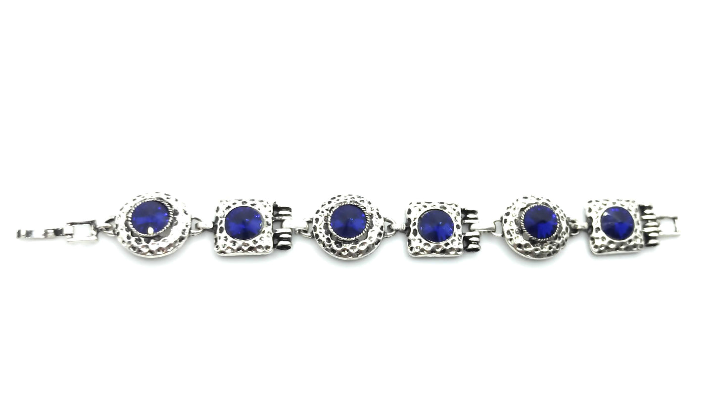 Pulsera Cristales · Azul