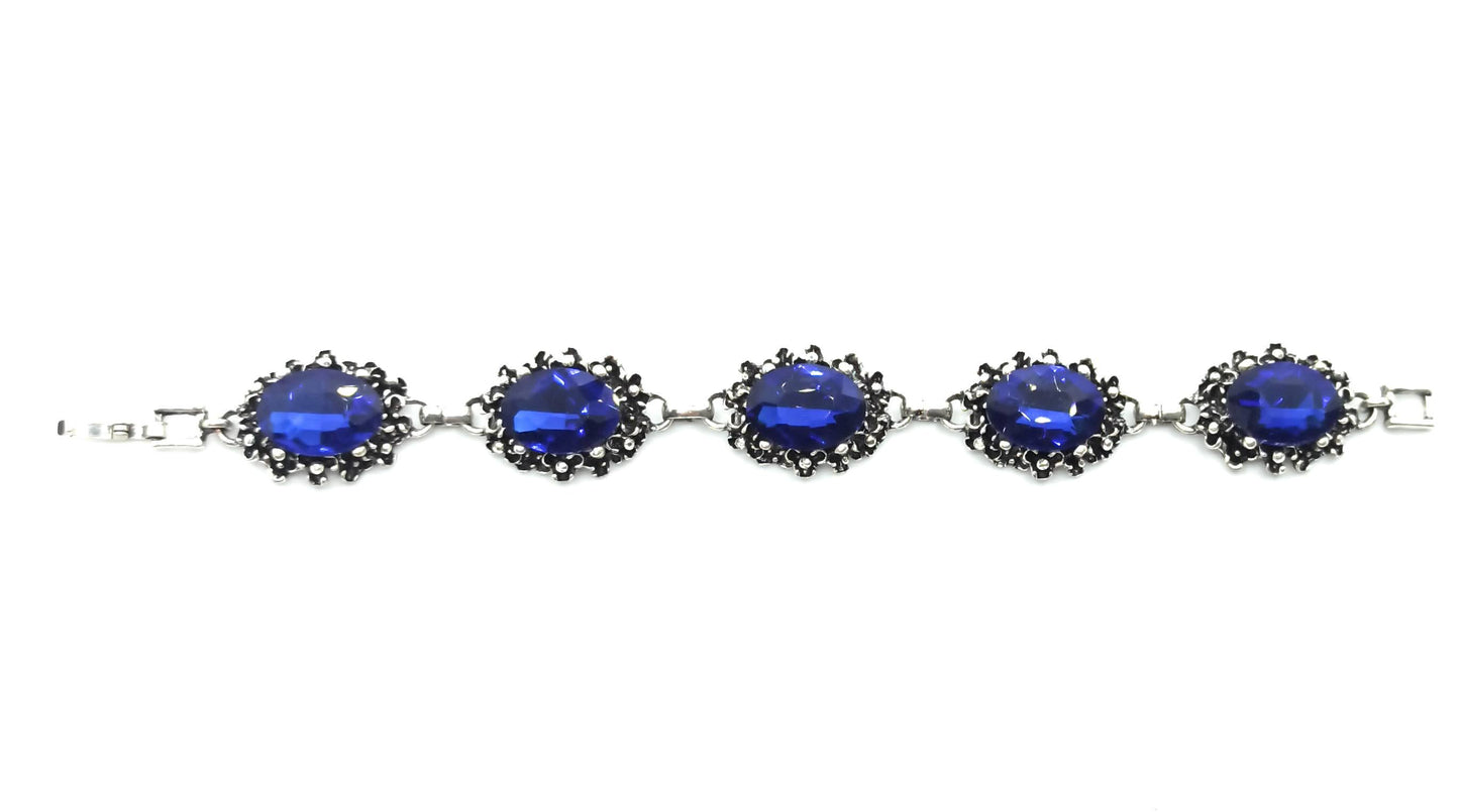 Pulsera Cristales · Azul