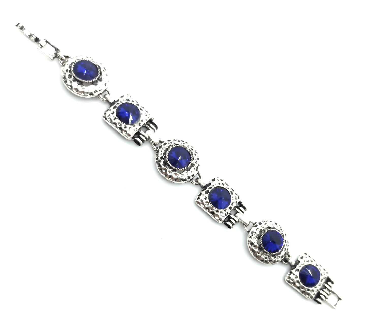 Pulsera Cristales · Azul