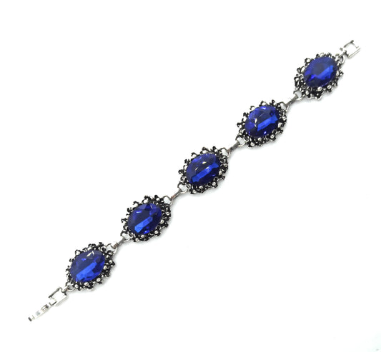 Pulsera Cristales · Azul