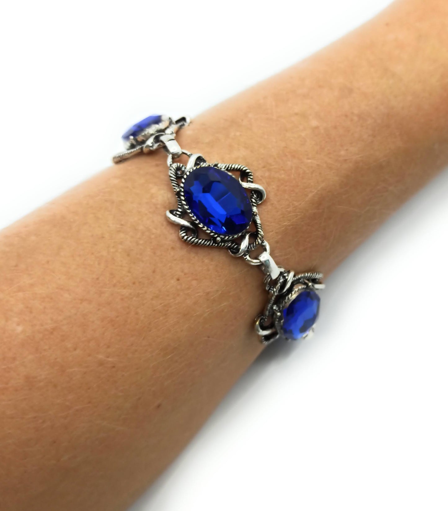 Pulsera Cristales · Azul (última unidad!)