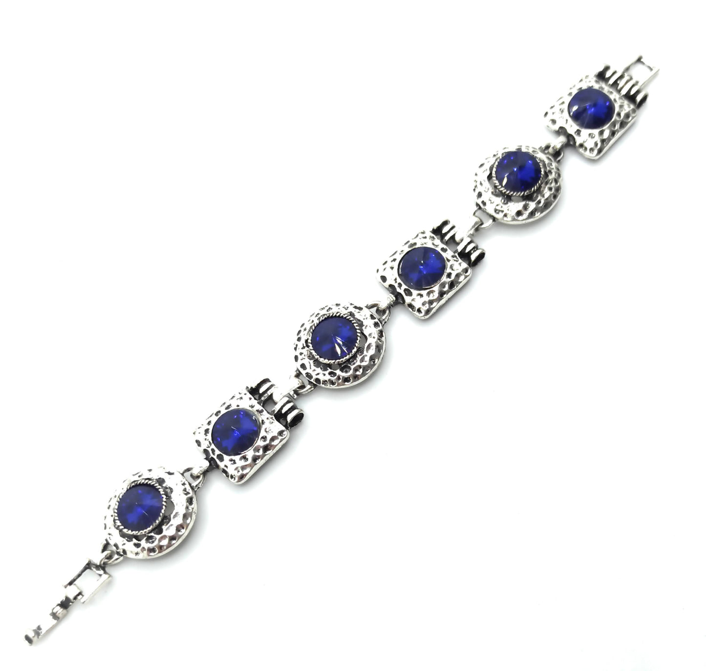 Pulsera Cristales · Azul