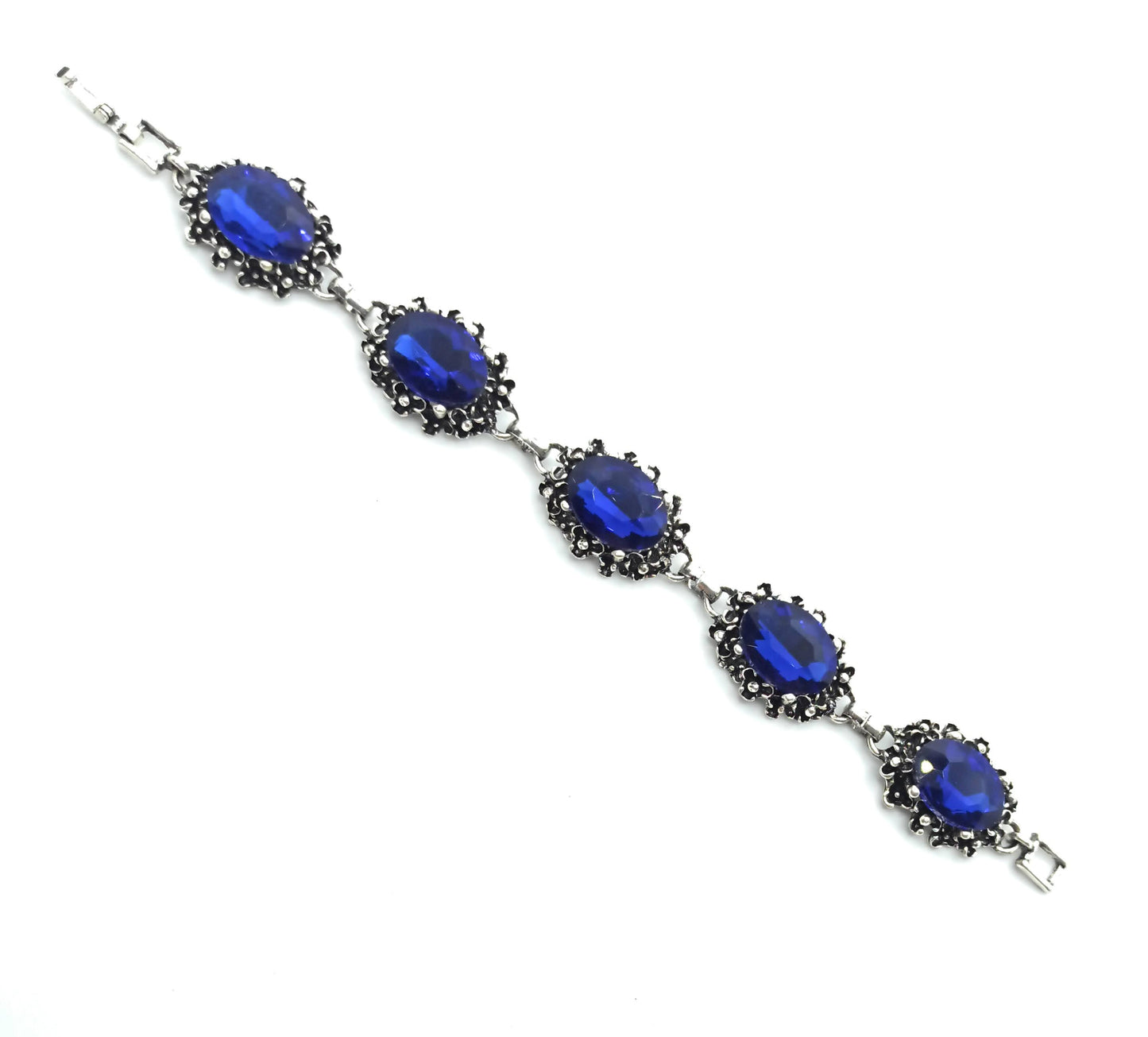 Pulsera Cristales · Azul