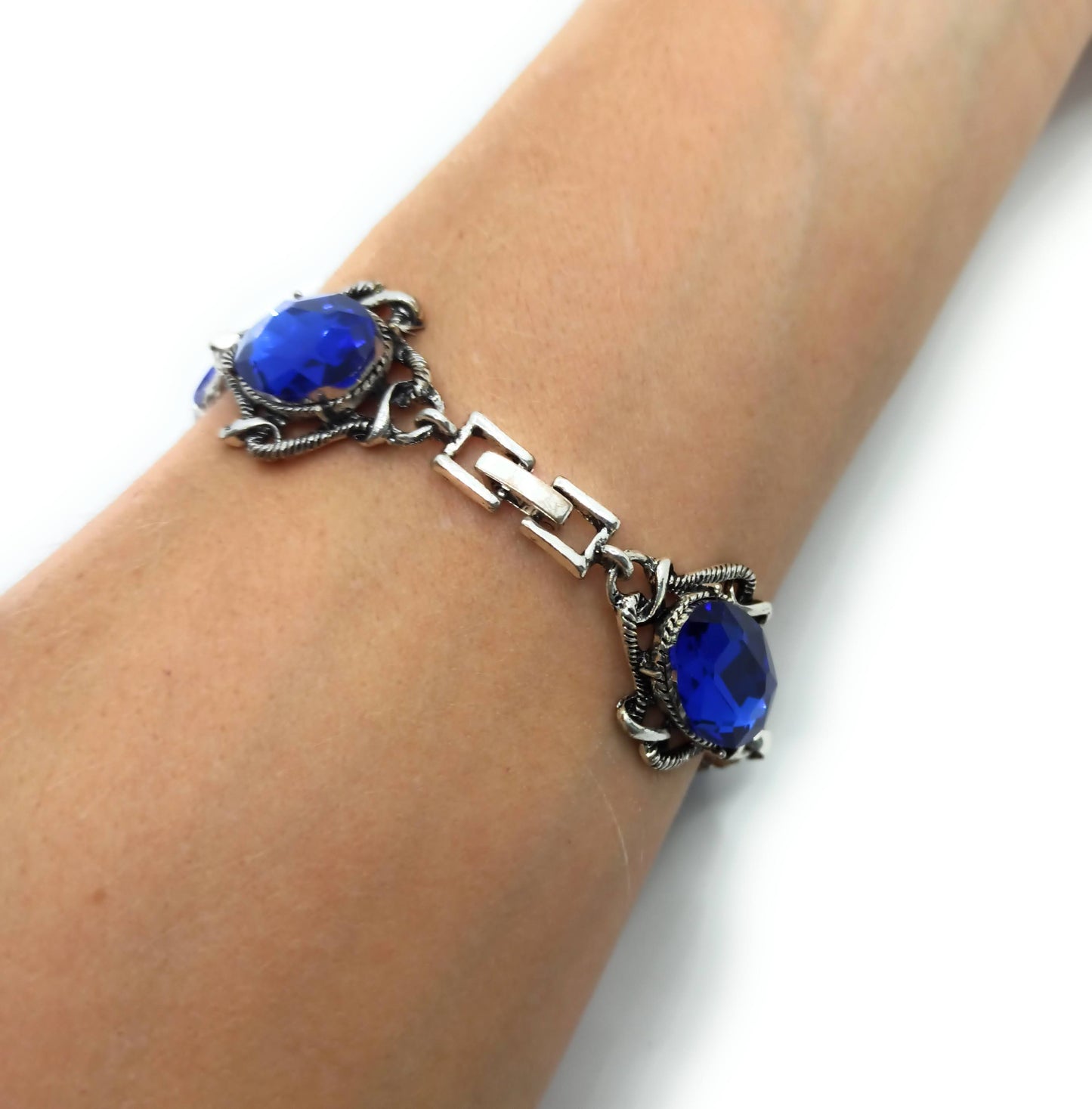 Pulsera Cristales · Azul (última unidad!)