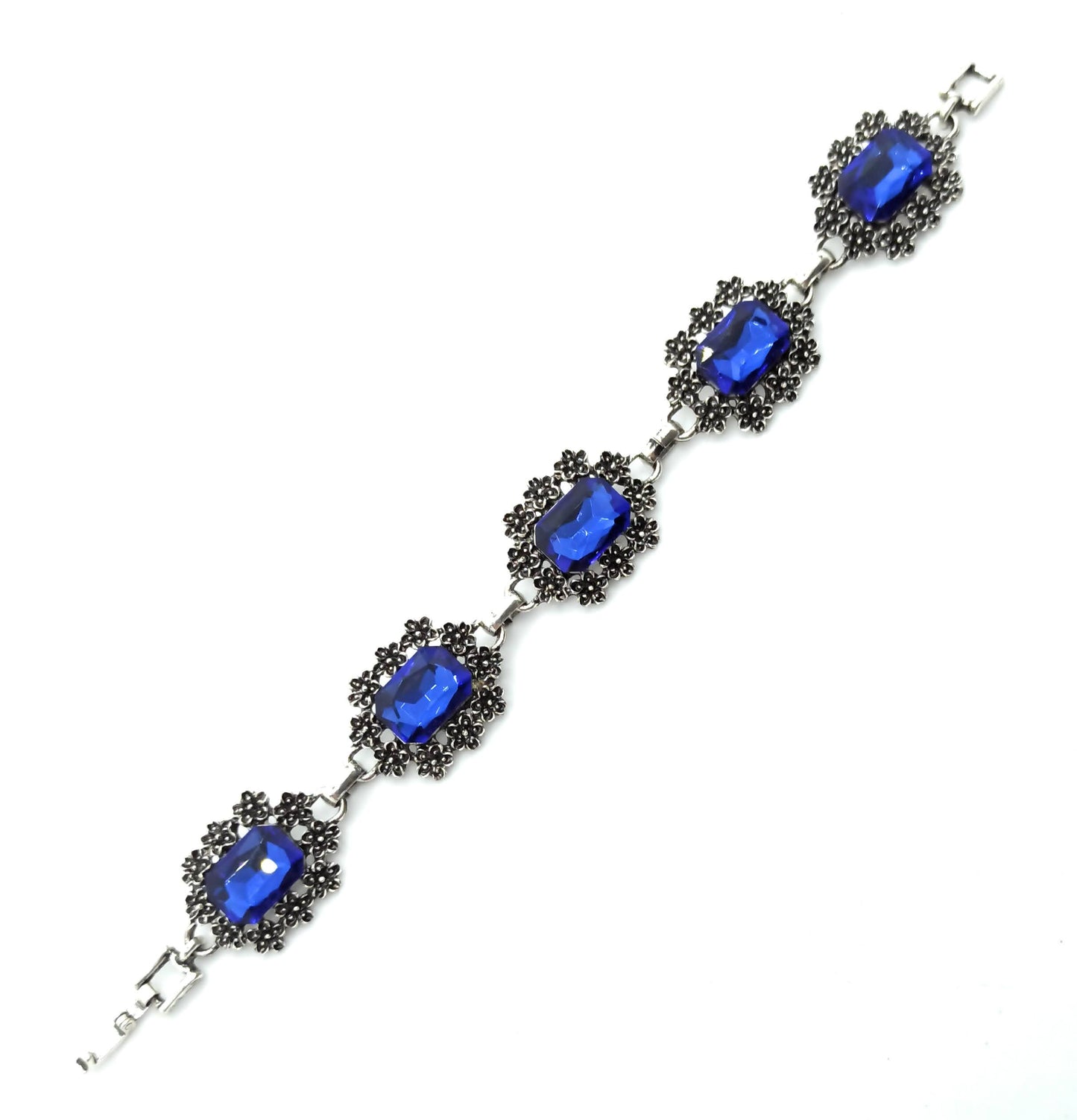 Pulsera Cristales · Azul