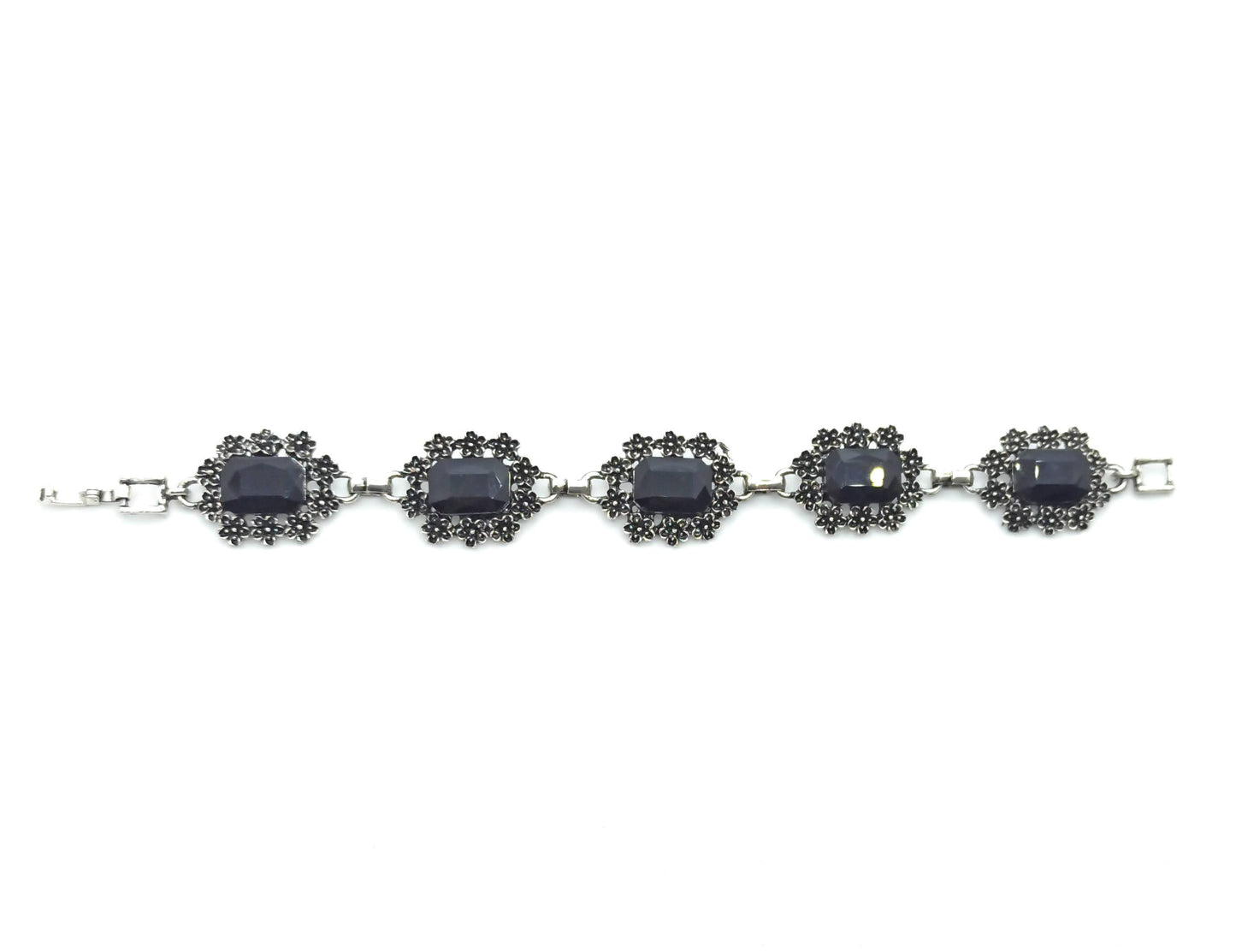 Pulsera Cristales · Negro