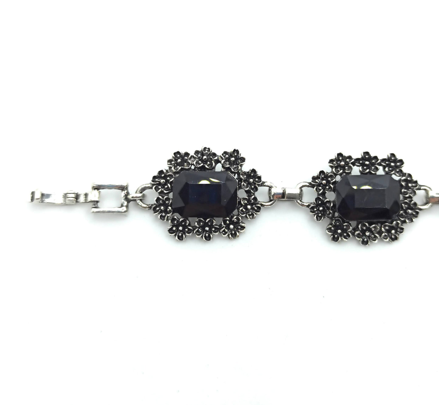 Pulsera Cristales · Negro
