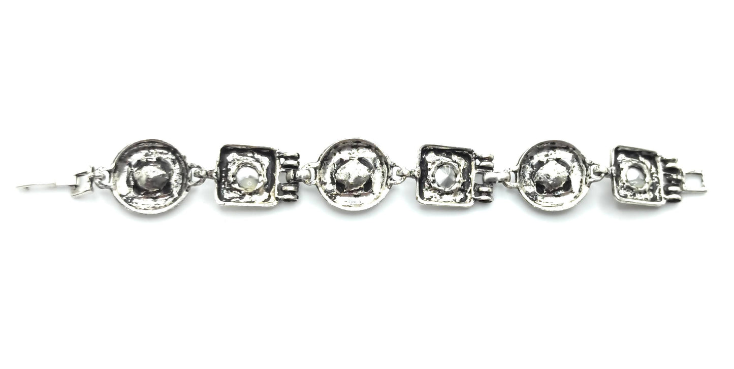 Pulsera Cristales · Negro