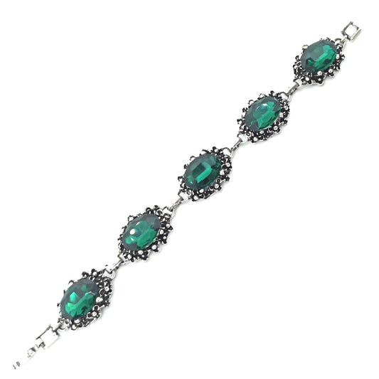 Pulsera Cristales · Verde Esmeralda (últimas unidades!)