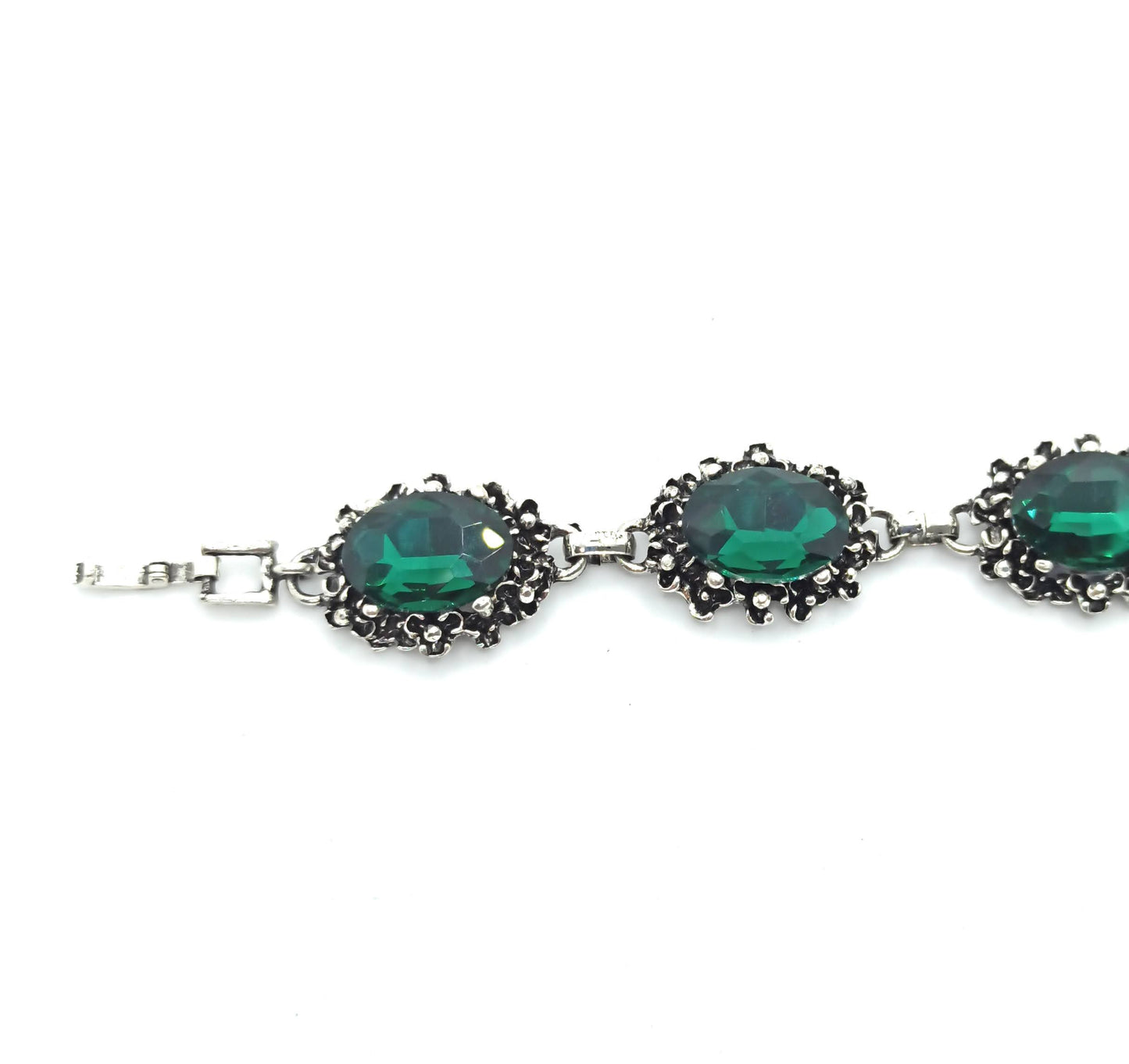 Pulsera Cristales · Verde Esmeralda (últimas unidades!)