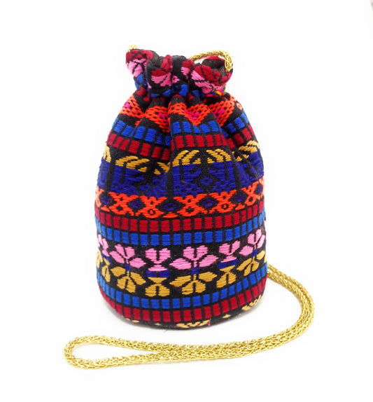Saco Bolso De Mano de Fiesta · Artesanía bordada Multicolor