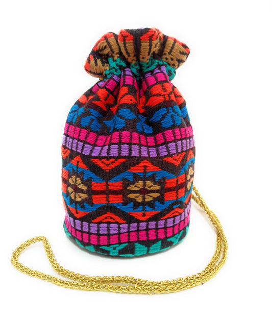 Saco Bolso De Mano de Fiesta · Artesanía bordada Multicolor