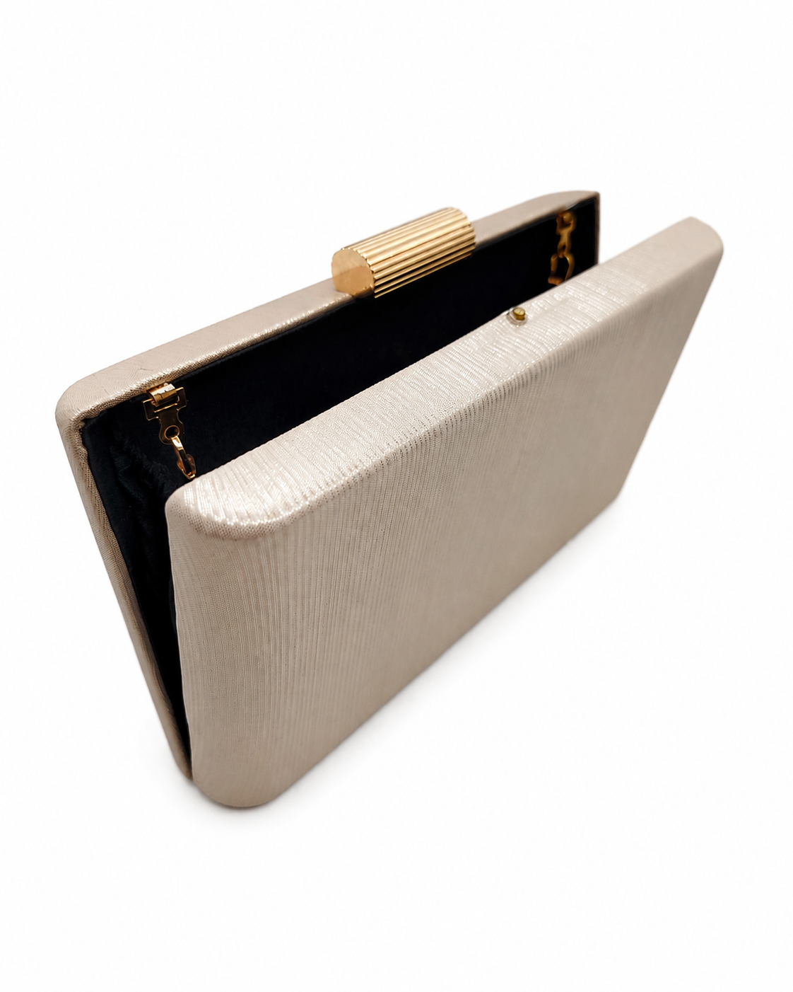 Abendtasche/Clutch · Nachtblaue Streifen