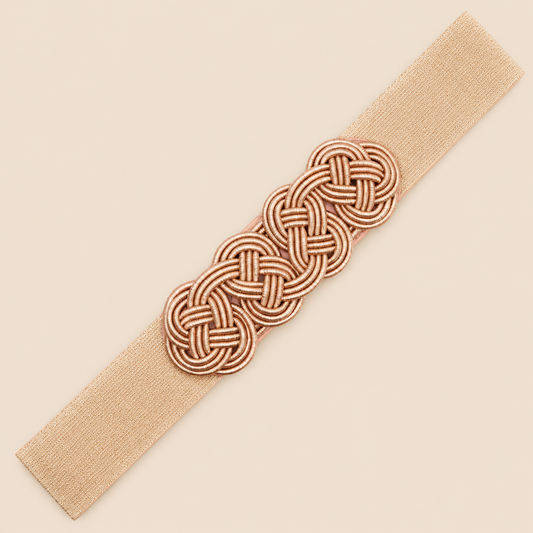 Elastischer Knotengürtel · Roségold (letzter!)