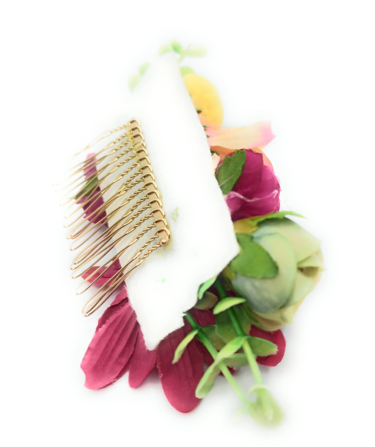 Peineta Floral Flamenca Bodas Fiestas · Multicolor (última unidad!)