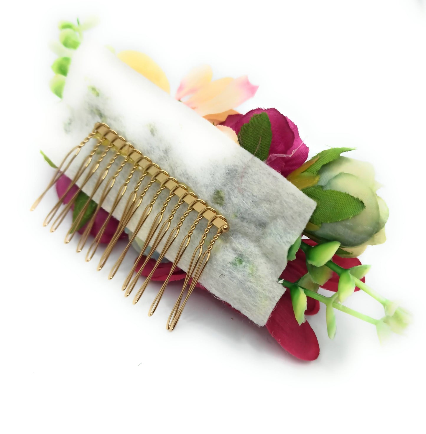 Peineta Floral Flamenca Bodas Fiestas · Multicolor (última unidad!)