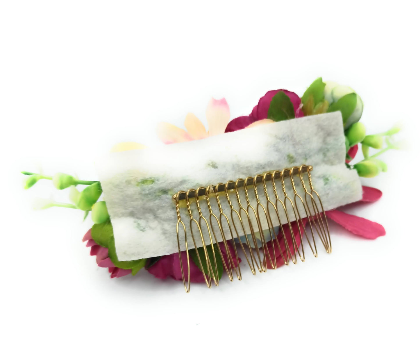 Peineta Floral Flamenca Bodas Fiestas · Multicolor (última unidad!)