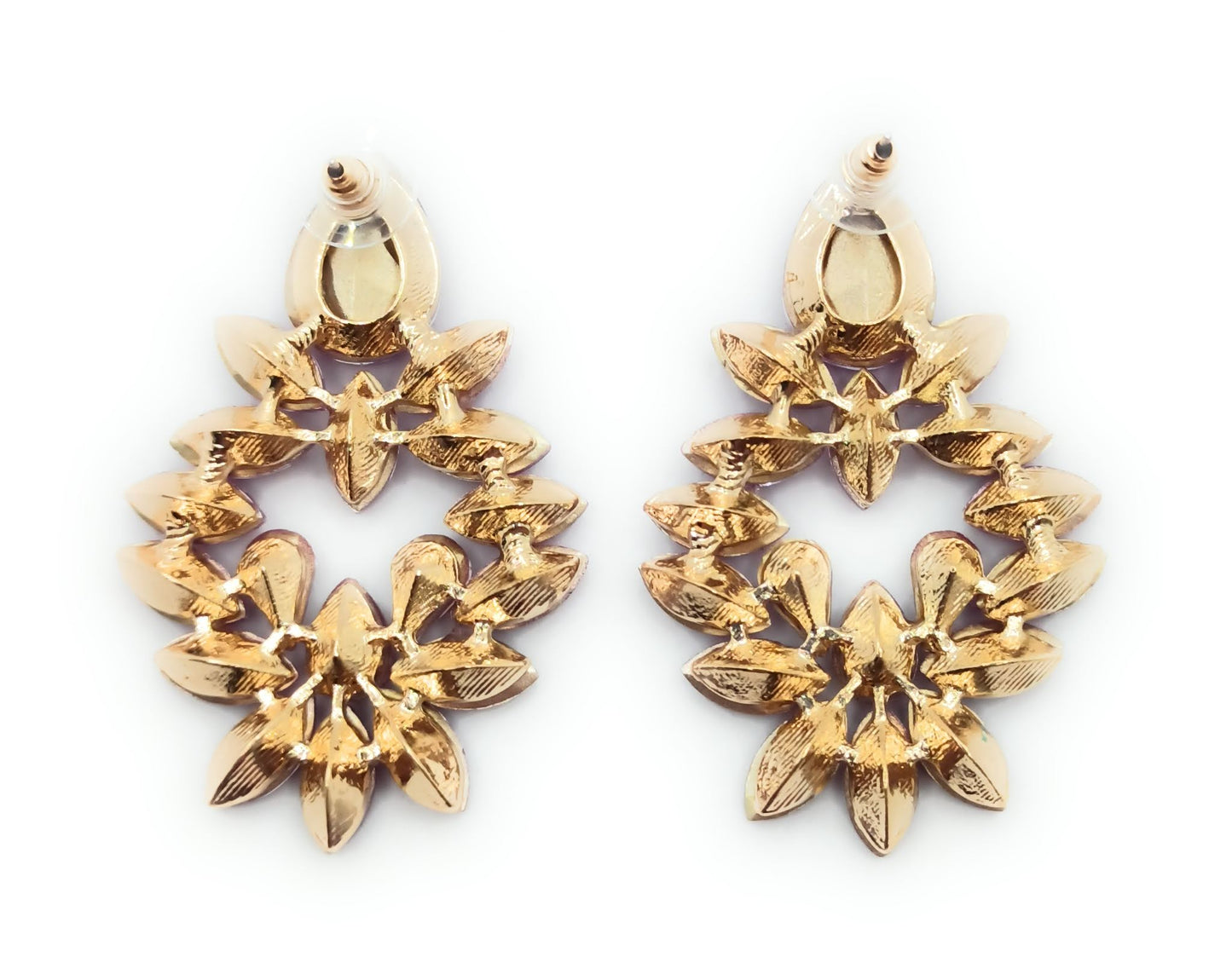 Pendientes Grandes Cristales · Buganvilla (últimas unidades!)