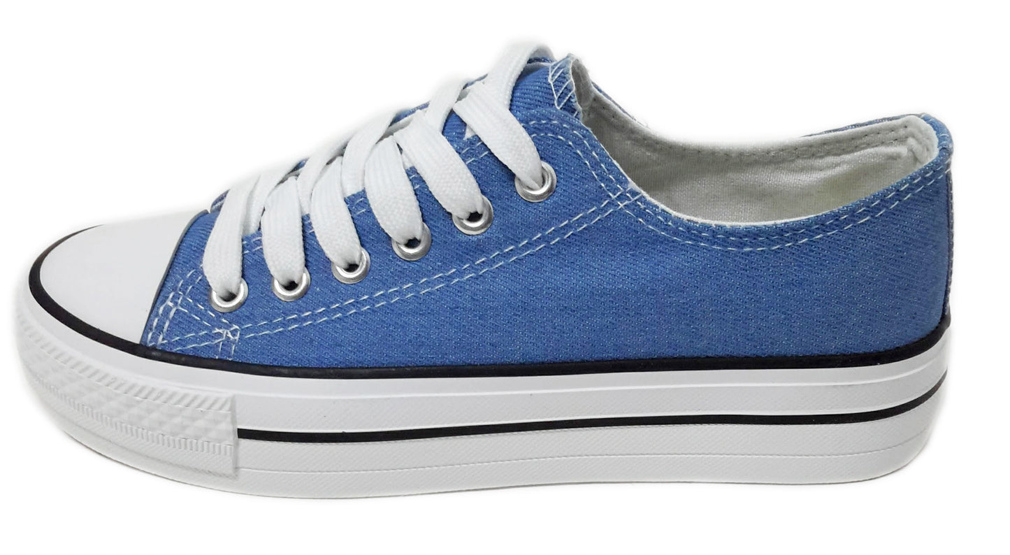 Zapatillas Bajas · Denim Plataforma (T.36 · T.38 · T.39)