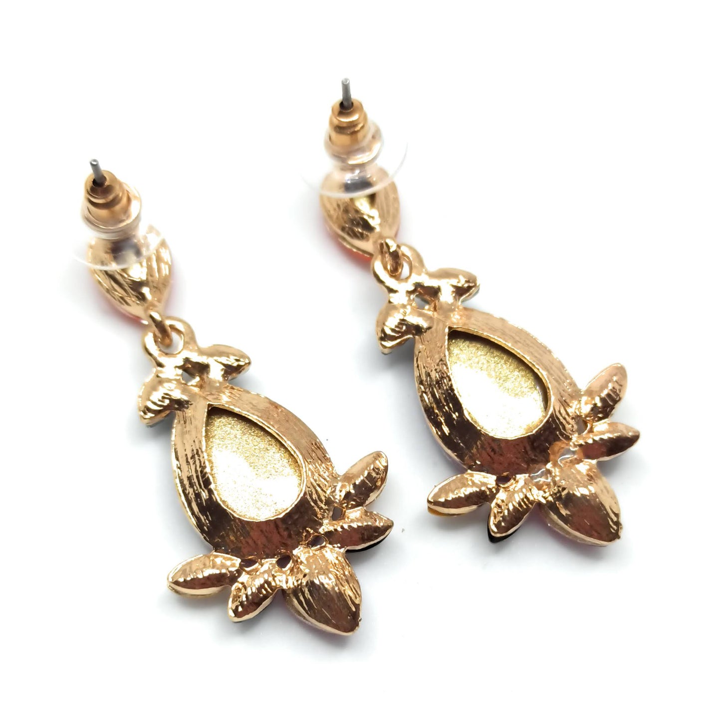 Pendientes Cristal Color · Mostaza