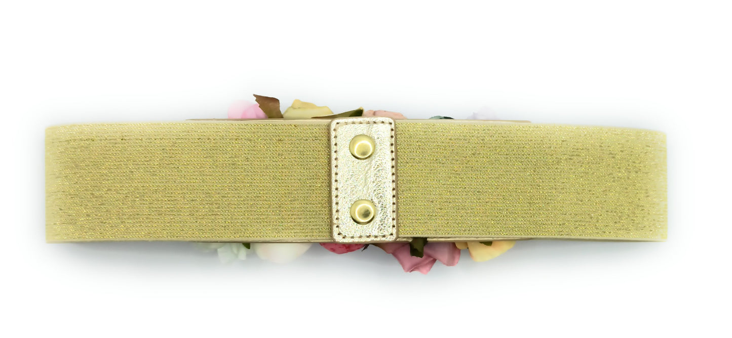 Cinturón de Flores · Oro Multi