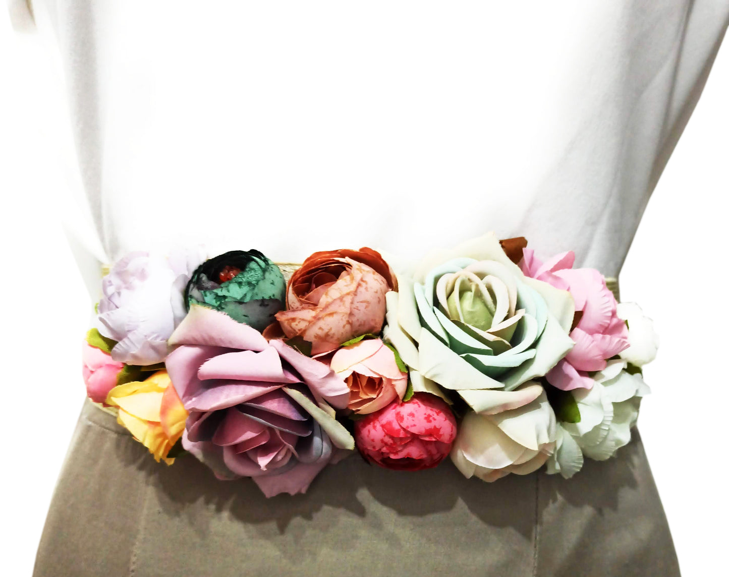 Cinturón de Flores · Oro Multi