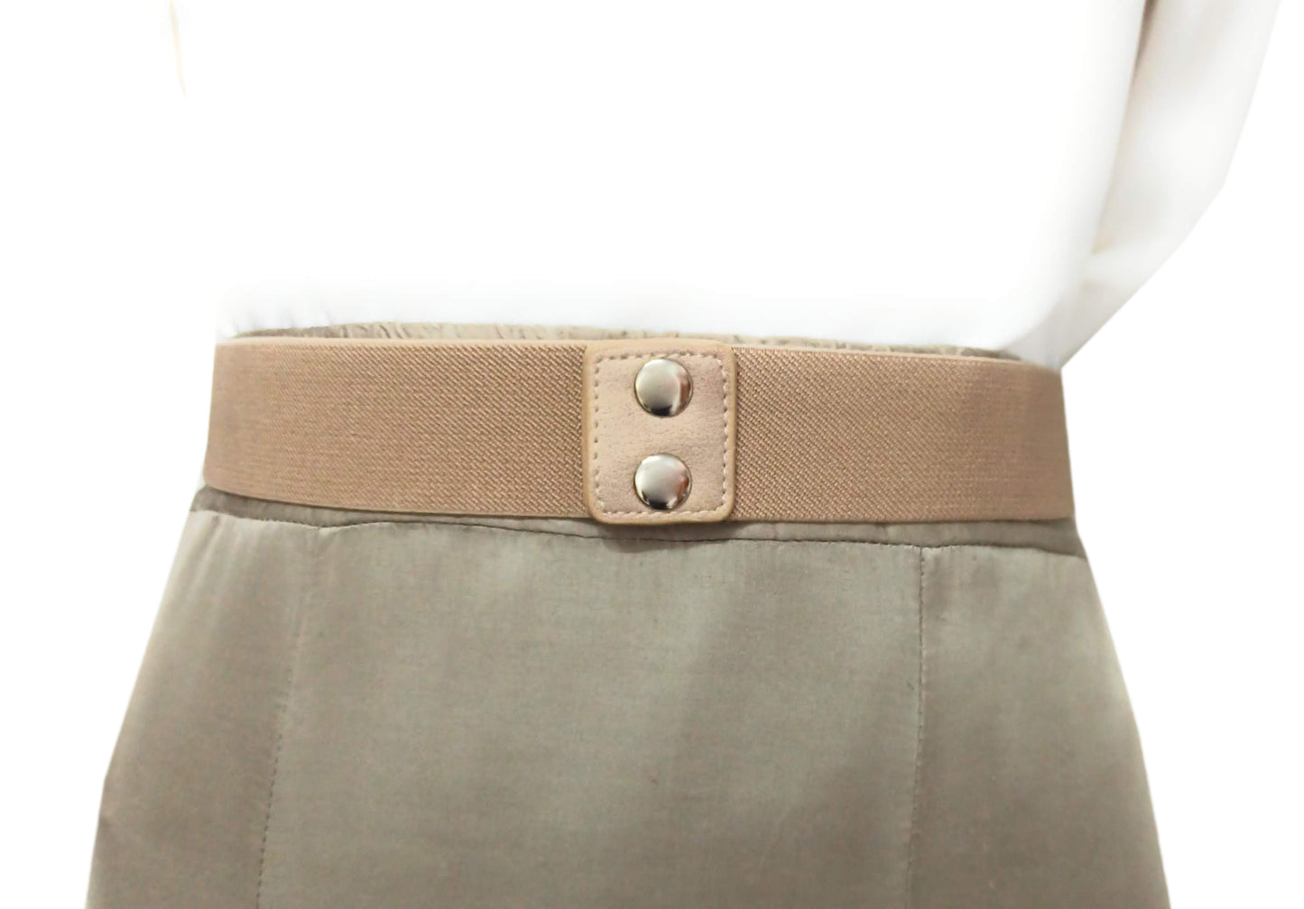 Cinturón Maxi Flores Ø10cm · Menta Salmón