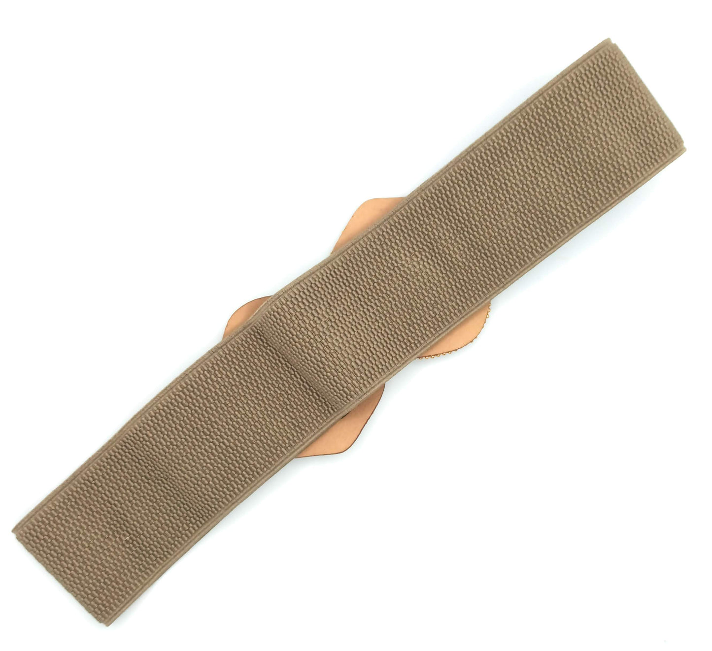 Cinturón Elástico Brillo · Oro