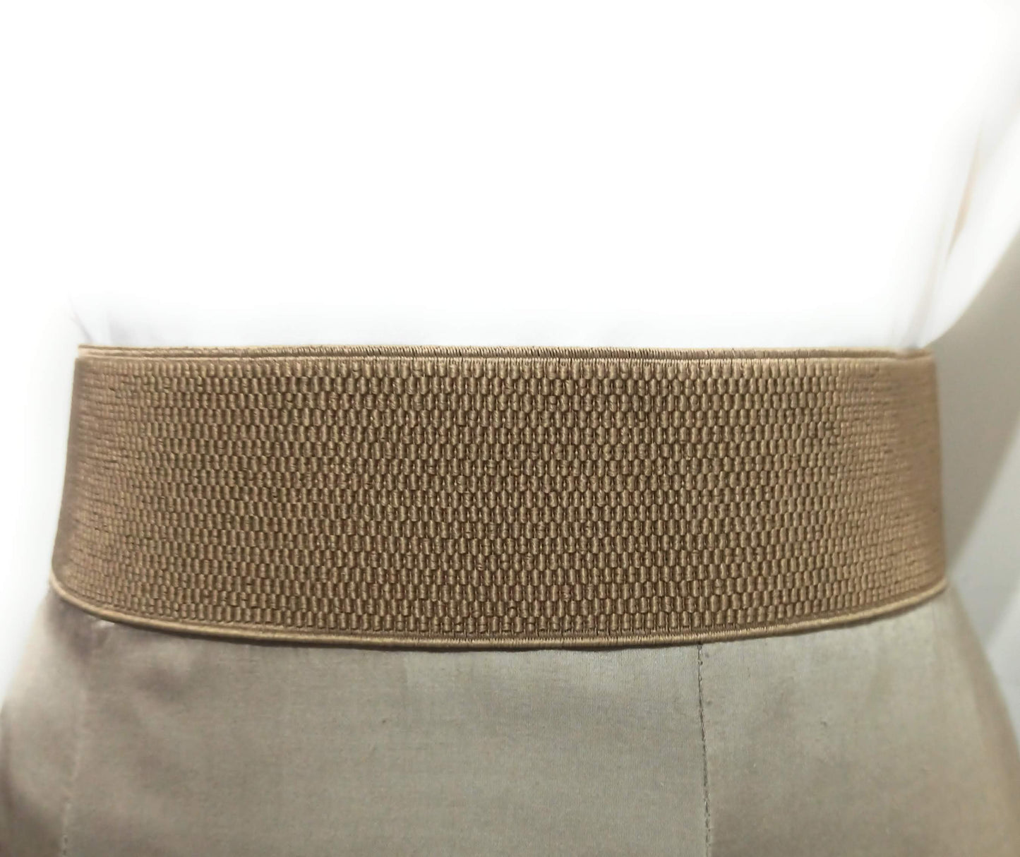 Cinturón Elástico Brillo · Oro