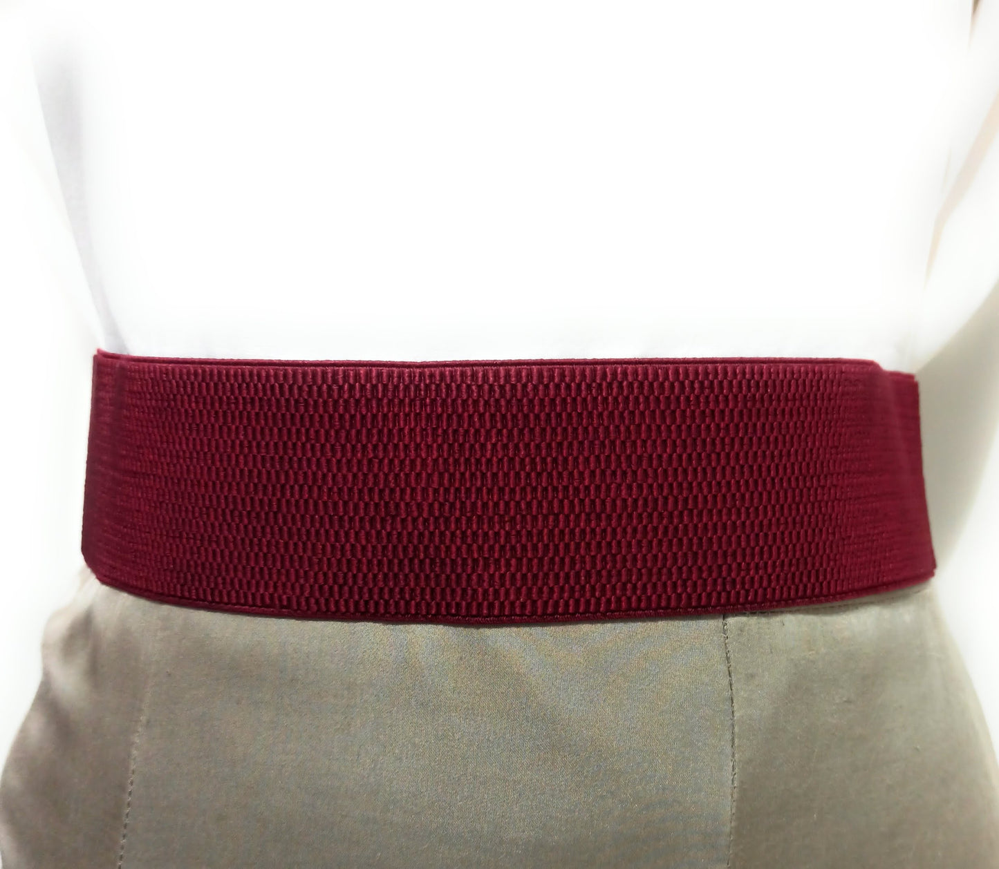 Cinturón Elástico Cristales · Rojo