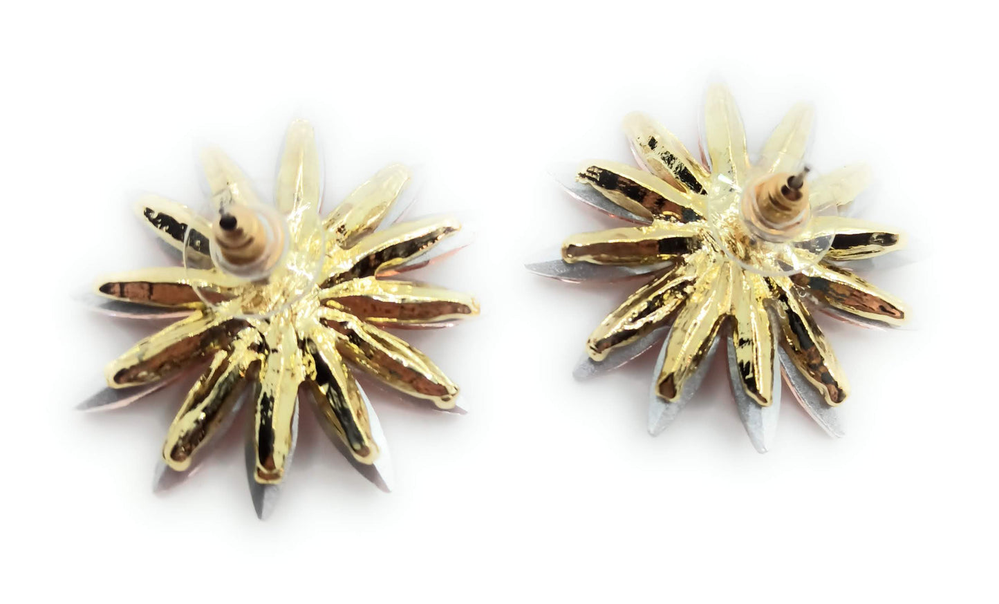 Pendientes Cristales Margarita · Mostaza, Oro (última unidad!)