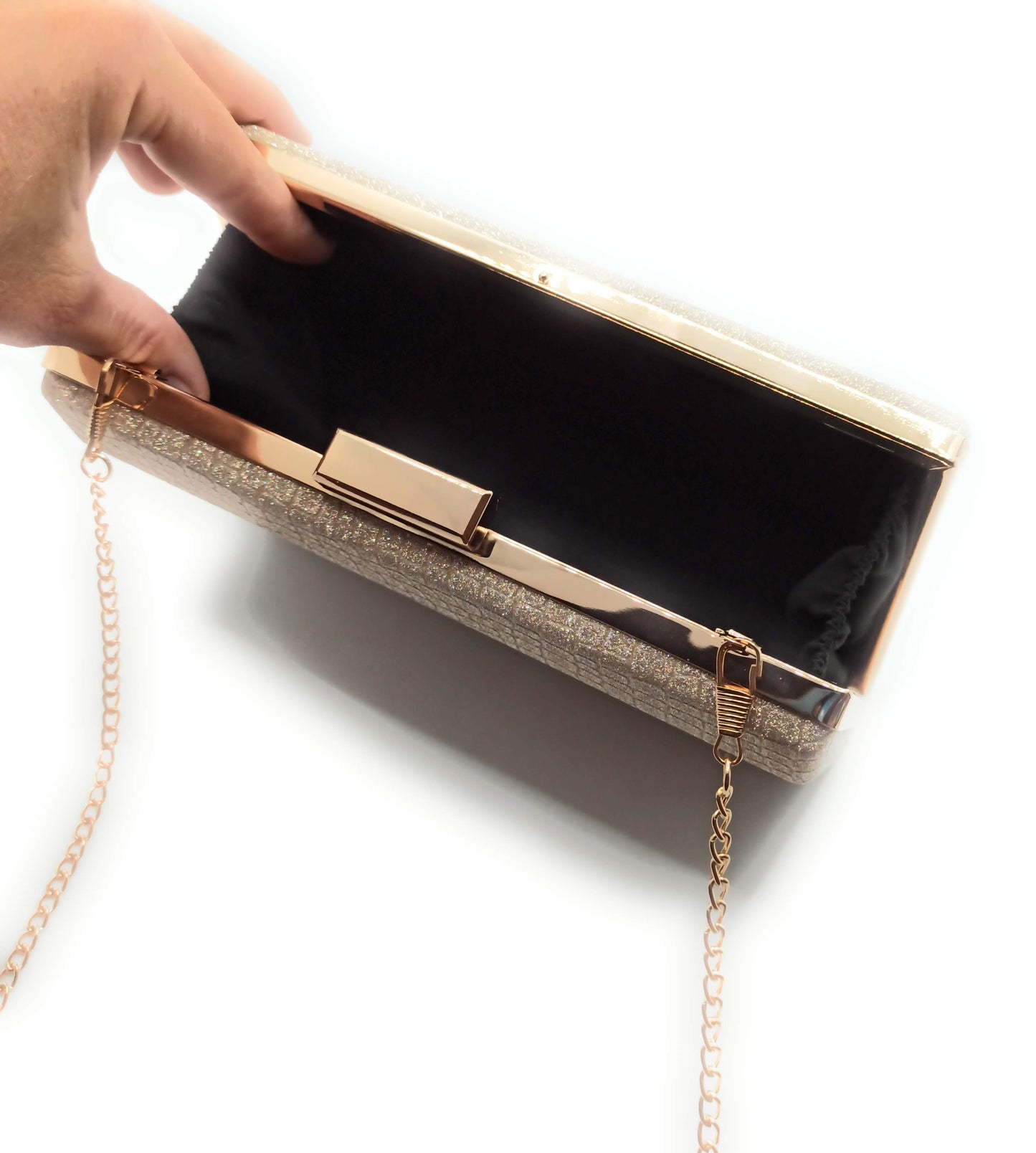 Cartera De Mano Bolso Fiesta Oro · Dorado (última unidad!)