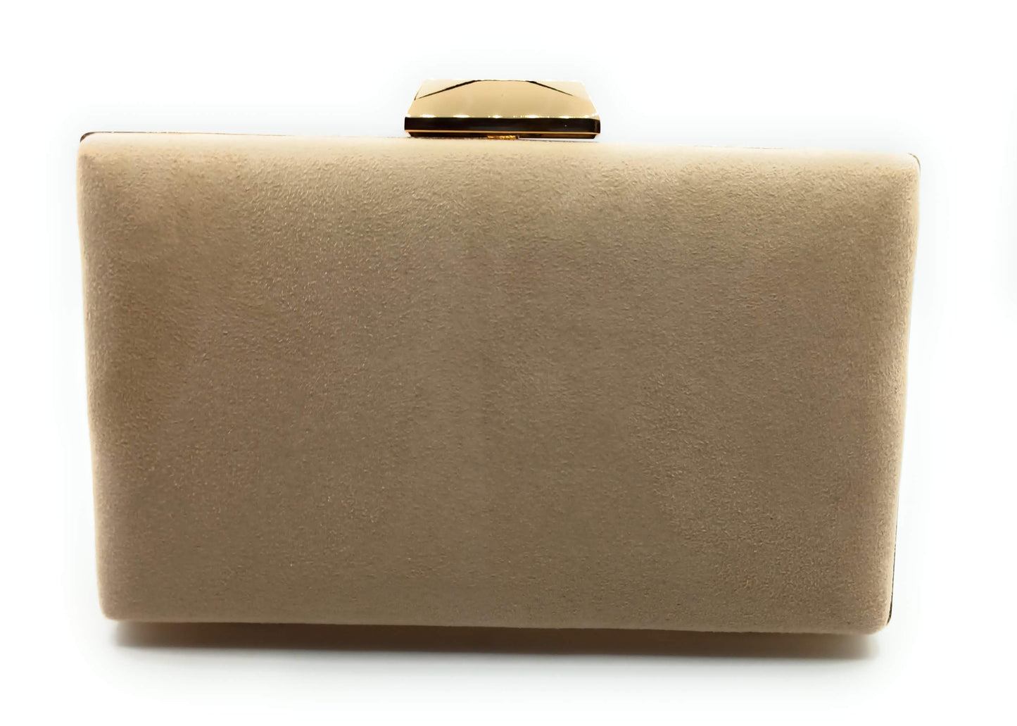 Cartera De Mano Bolso Fiesta · Cruzado Ante Camel (última unidad!)