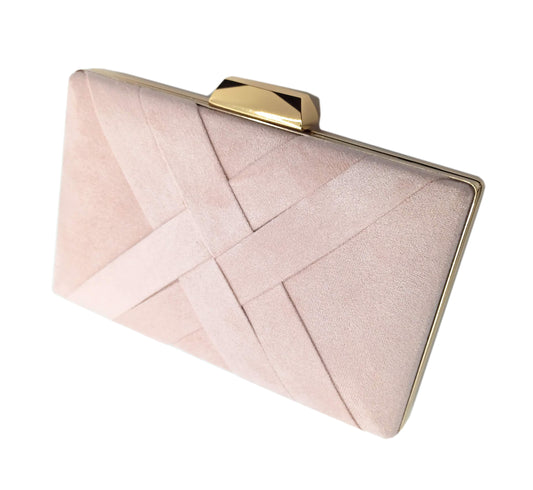 Cartera De Mano Bolso Fiesta · Cruzado Ante Nude (últimas unidades!)