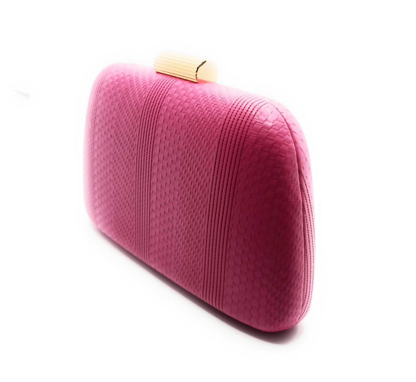 Cartera De Mano Bolso Fiesta · Trenzado Fucsia