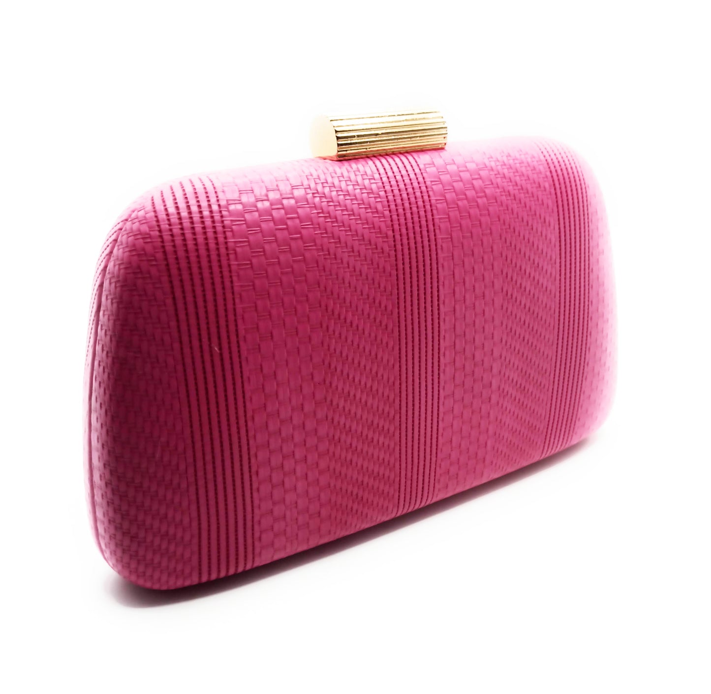 Cartera De Mano Bolso Fiesta · Trenzado Fucsia
