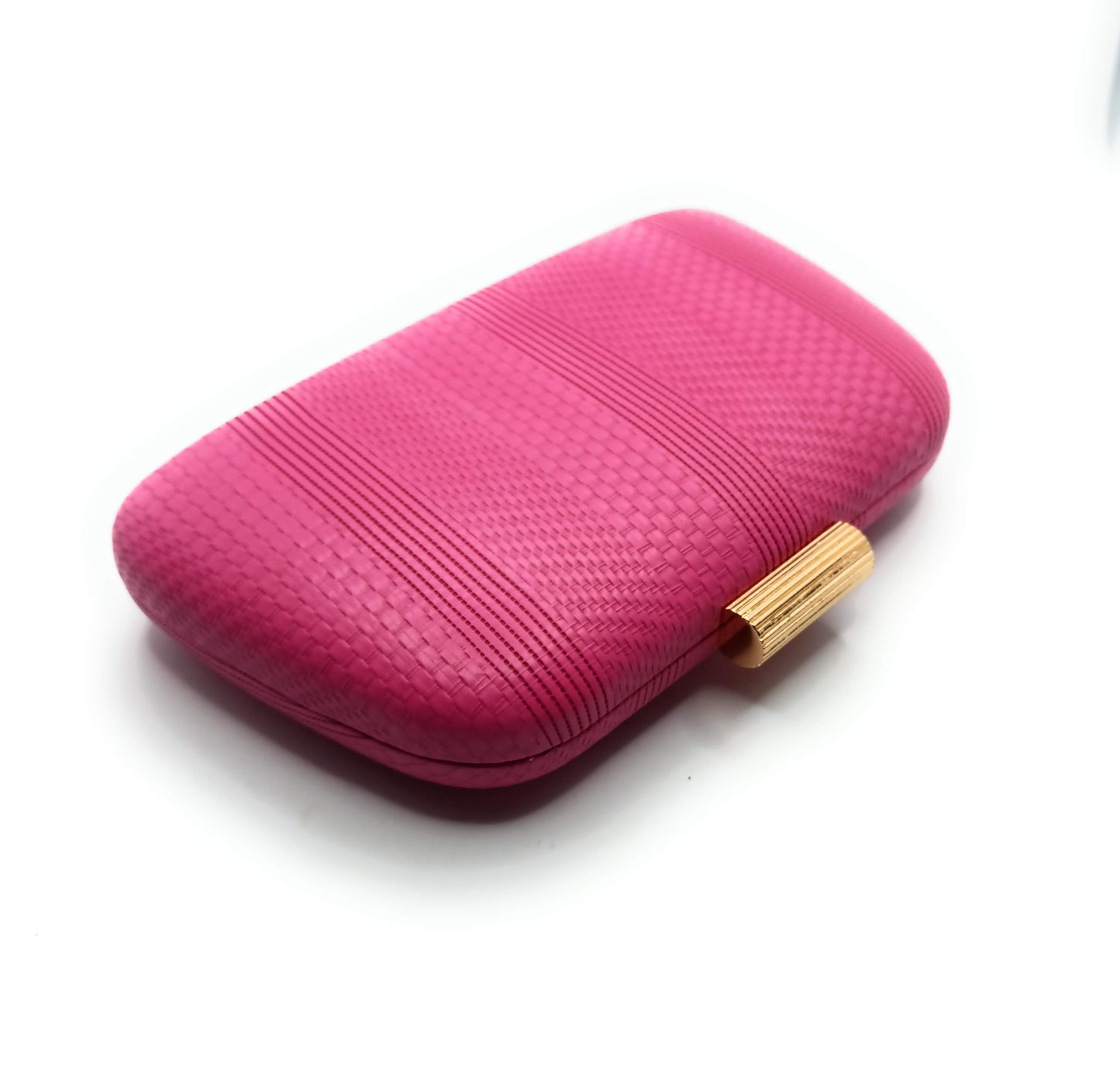 Cartera De Mano Bolso Fiesta · Trenzado Fucsia