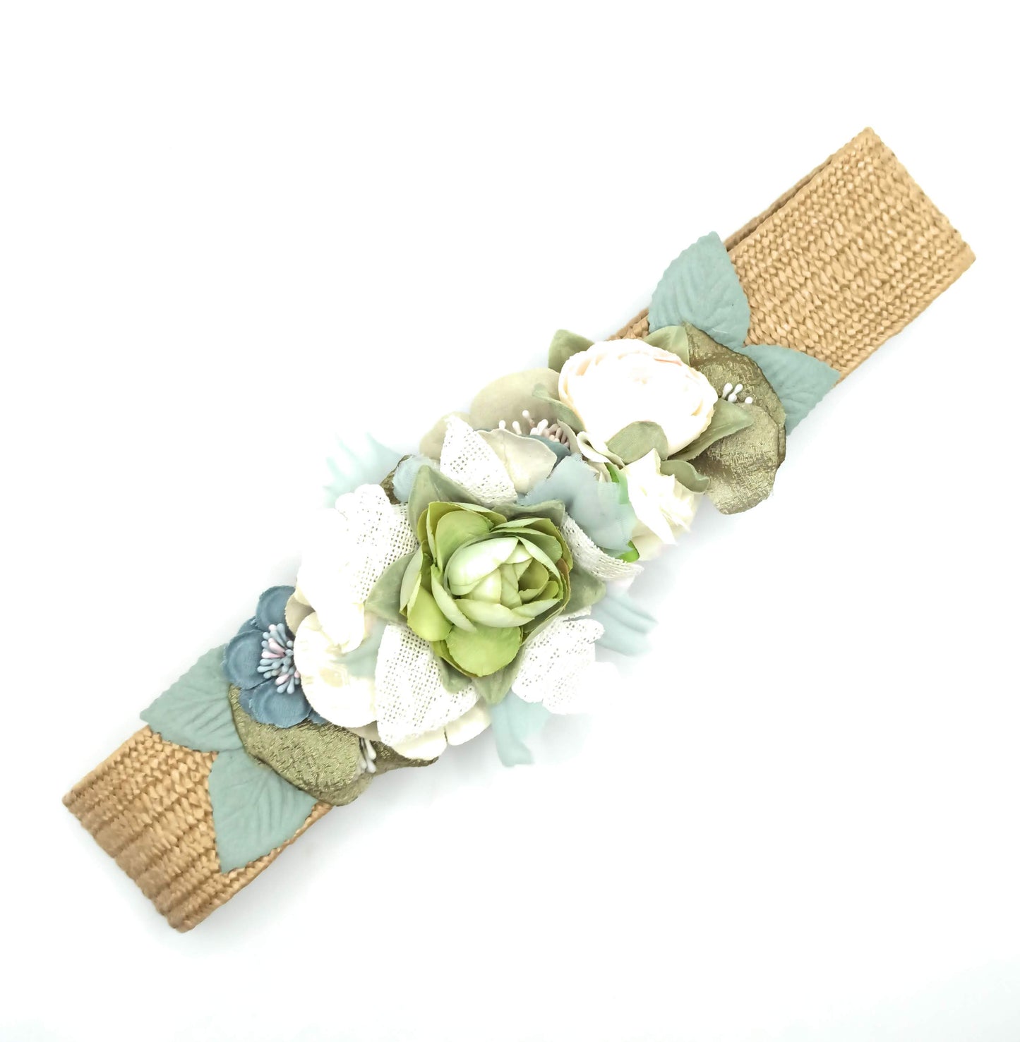 Cinturón de Flores · Rafia Menta