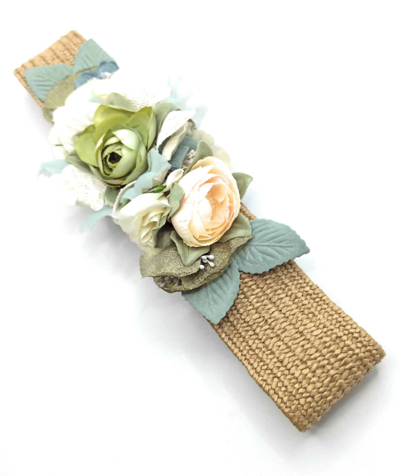 Cinturón de Flores · Rafia Menta