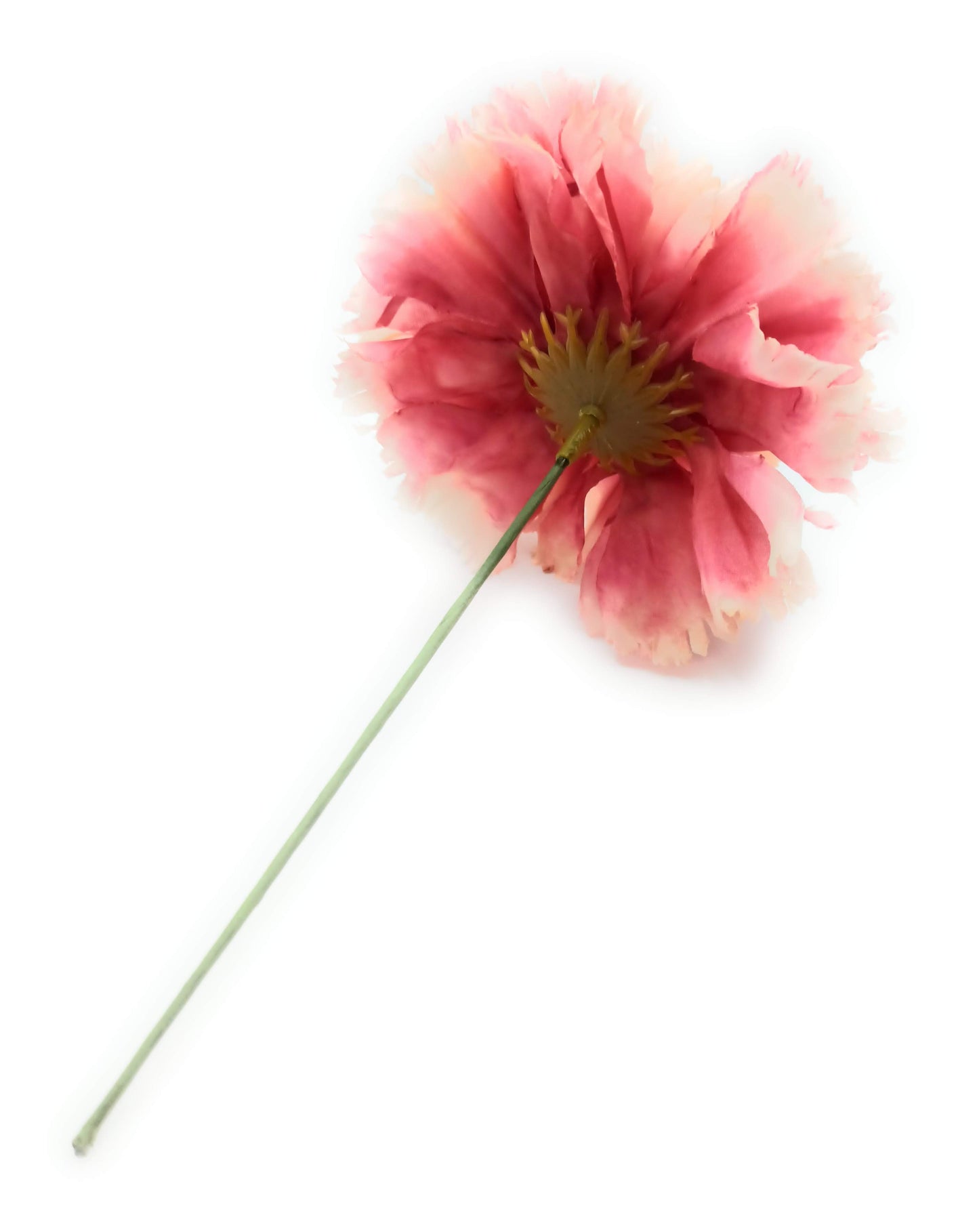 Clavel XL Flor Flamenca Grande Adorno Pelo Mujer · Marfil Rosa Ø13cm